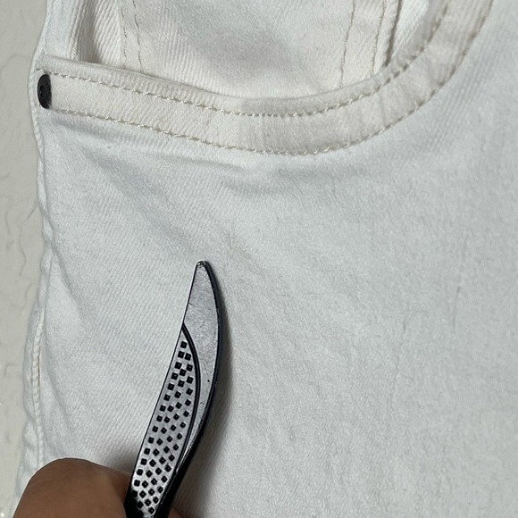 New Cotton On Stretch Straight Leg White Jeans Denim Size 2 - Picture 10 of 12